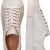 Blackstone Sneaker Baskets Femmes Crag FINN Low Blanc Confort Premium-5