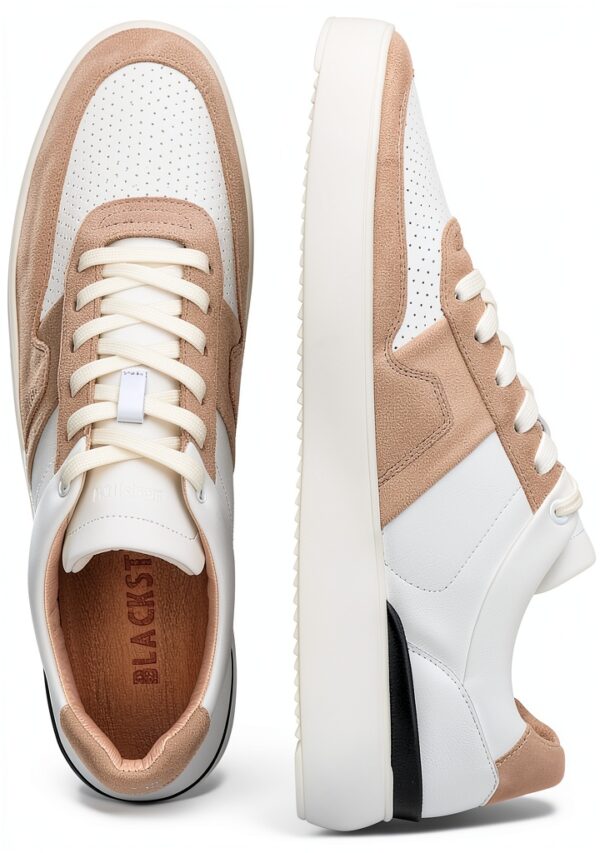 Blackstone Baskets Low Hommes Marble Colton Cuir Véritable-5