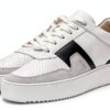 Blackstone Sneaker Low Hommes Marble Colton Cuir véritable blanc sable-1