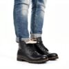 Bottes Blackstone Hommes COLIN noir – cuir véritable, laçage classique-6