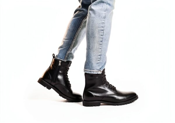Bottes désert Blackstone Homme SG33 Noir 42 EU en cuir-8