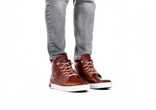Blackstone Homme AM02.OLDY Baskets Hautes, Marron (Old Yellow), 50 EU-8