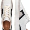 Blackstone Sneaker Low Hommes Marble Colton Cuir véritable blanc sable-5