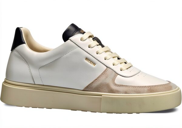 Blackstone Sneaker Hommes Baskets Cuir Véritable Crag RAGNER Vert-0
