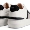 Blackstone Sneaker Low Hommes Marble Colton Cuir véritable blanc sable-3