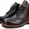Bottes Blackstone Hommes COLIN noir – cuir véritable, laçage classique-1