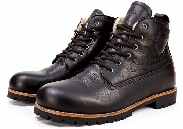 Bottes Blackstone Hommes COLIN noir – cuir véritable, laçage classique-1