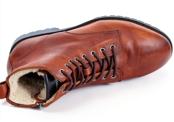 Chaussures Blackstone Lace Up Boots - Fur homme, cuir lisse, 43 EU-6