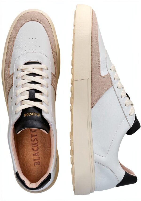 Blackstone Sneaker Hommes Baskets Cuir Véritable Crag RAGNER Vert-5