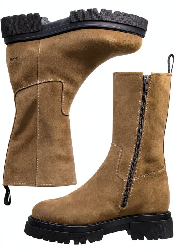 Blackstone Bottes Femme Rayna en Daim – Confort Premium, Zip Discret-5