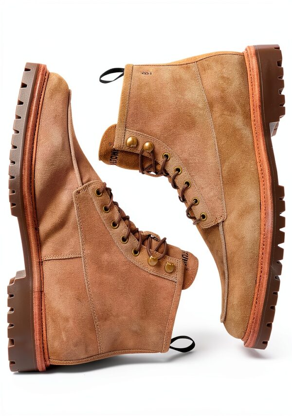 Bottes Blackstone Hommes GASTOWN BOAZ – Daim, Lacets Classiques-5