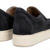 Blackstone Slip ons Connor Baskets Homme Bleu foncé Daim Confort-3