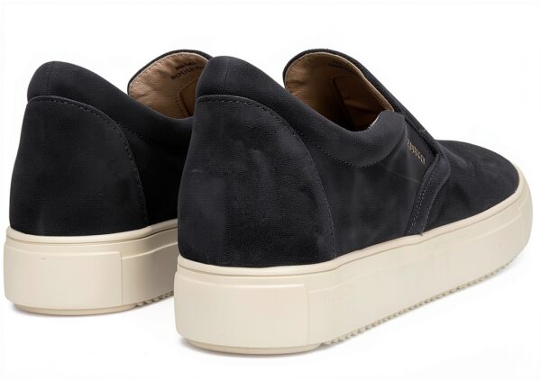 Blackstone Slip ons Connor Baskets Homme Bleu foncé Daim Confort-3