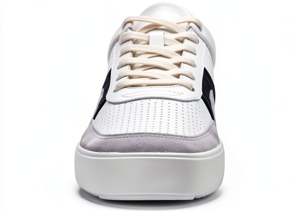 Blackstone Sneaker Low Hommes Marble Colton Cuir véritable blanc sable-7