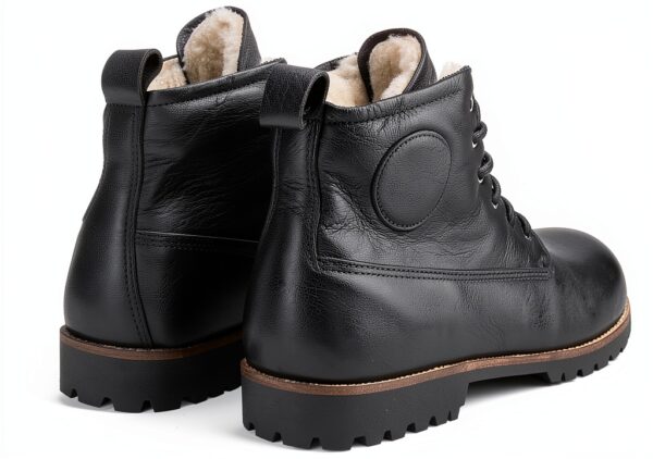Bottes Blackstone Hommes COLIN noir – cuir véritable, laçage classique-3