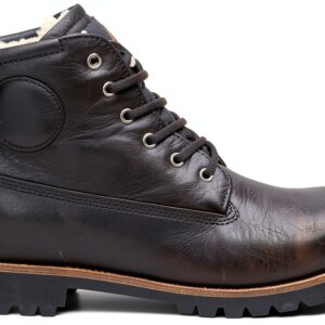 Bottes Blackstone Hommes COLIN noir – cuir véritable, laçage classique-0