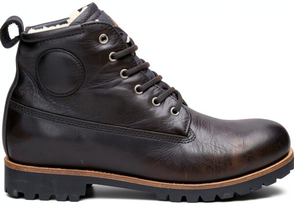 Bottes Blackstone Hommes COLIN noir – cuir véritable, laçage classique-0
