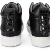 Blackstone Sneaker (Mid) Hommes - Modèle Griffin, Noir, Cuir Véritable-3