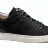 Blackstone Homme Mitchell-Leather Baskets Hautes en Cuir Nubuck, Noir-1