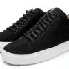 Blackstone Homme Mitchell-Leather Baskets Hautes en Cuir Nubuck, Noir-2