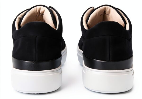 Blackstone Homme Mitchell-Leather Baskets Hautes en Cuir Nubuck, Noir-3