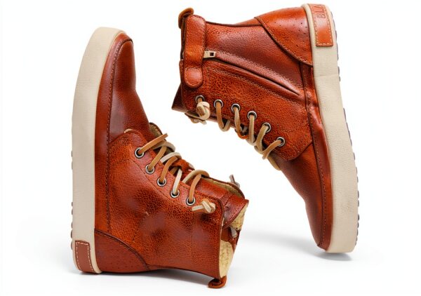 Chaussures Blackstone CK01 pour Garçon, Bottes en Cuir Cuoio-5