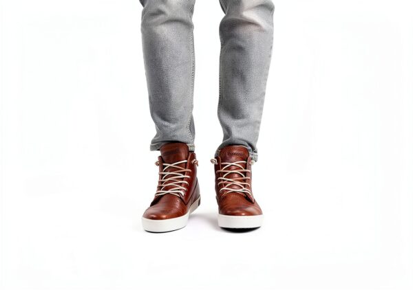 Blackstone Homme Am02.oldy Baskets Hautes en Cuir, Design Original-9