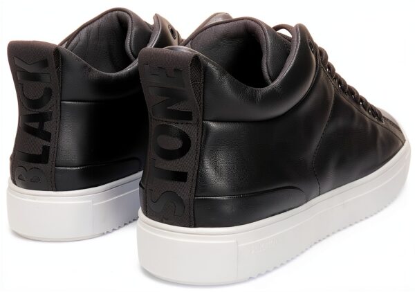 Blackstone Sneaker (Mid) Hommes - Modèle Griffin, Noir, Cuir Véritable-4