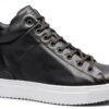 Blackstone Sneaker (Mid) Hommes - Modèle Griffin, Noir, Cuir Véritable-1