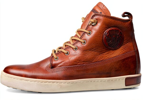 Blackstone Homme Am02.oldy Baskets Hautes en Cuir, Design Original-5