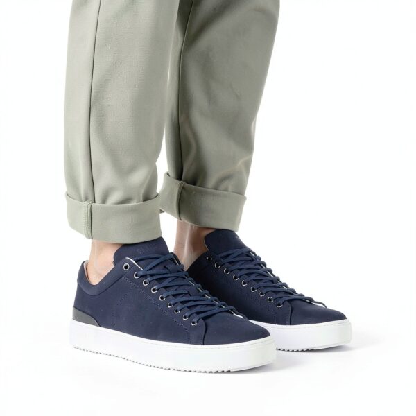 Blackstone Homme Mitchell-Leather Baskets Hautes en Cuir Nubuck, Noir-7