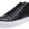 Blackstone Sneaker (Mid) Hommes - Modèle Griffin, Noir, Cuir Véritable-0