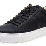 Blackstone Homme Mitchell-Leather Baskets Hautes en Cuir Nubuck, Noir-0