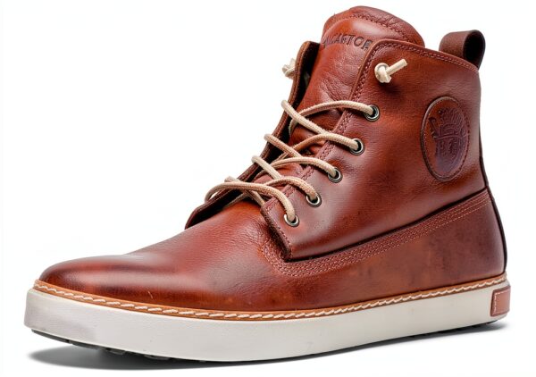 Blackstone Homme Am02.oldy Baskets Hautes en Cuir, Design Original-0